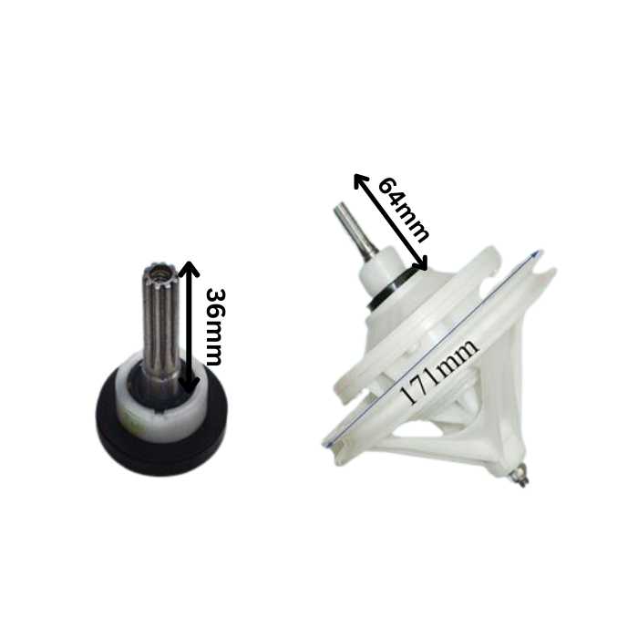 گیربکس دوقلو حایر کوچک 10شیار-36mm